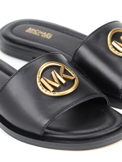 michael kors brynn slide|Oversized Brynn Gold.